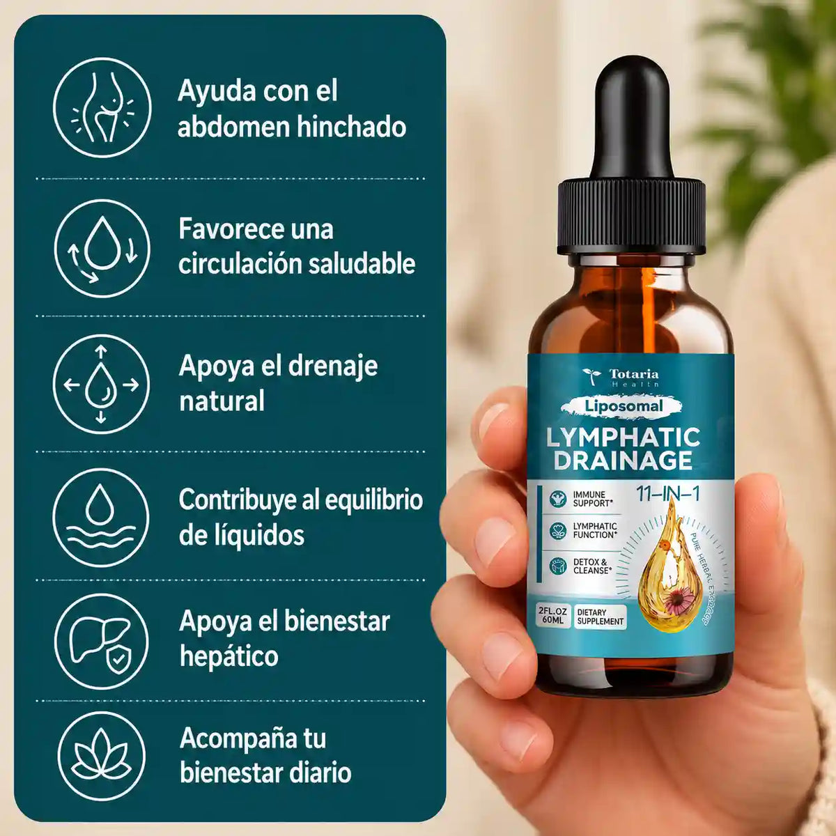DRENAJE LINFATICO LIPOSOMAL